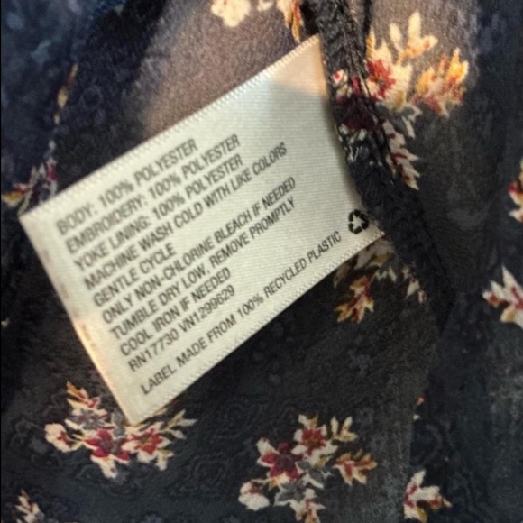 💙 Knox Rose Tie Front XL Blouse - Picture 6 of 6